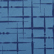 Luna Hatch Too Azure Blue Upholstery Fabric