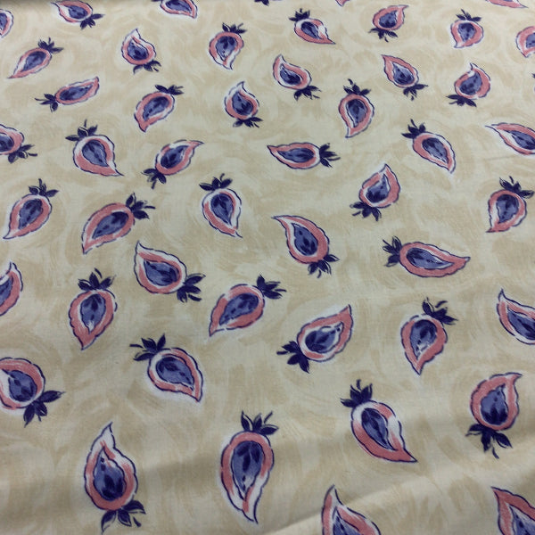 Bloomcraft Chintz Paisley Cotton Print Fabric
