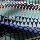 Remnant of Brentano Majalis Indigo Sunbrella Upholstery Fabric