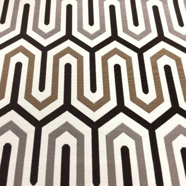 Remnant of Arc-Com Sunbrella Bali Stone Upholstery Fabric