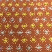 Remnant of Mayer Spokes Sunset Orange Sunbrella Upholstery Fabric
