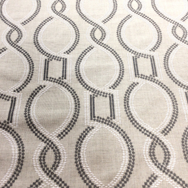Remnant of Sunbrella Twist Smoke Outdoor Upholstery  Fabric