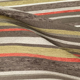 Country Jazz Stripe Martini Chenille Upholstery Fabric