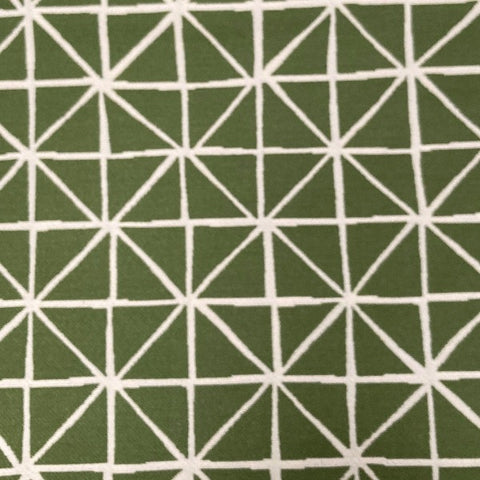 Arc-Com Grid Grass Modern Designed Green Upholstery Fabric