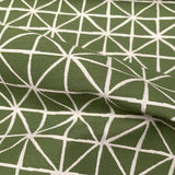 Arc-Com Grid Grass Modern Designed Green Upholstery Fabric