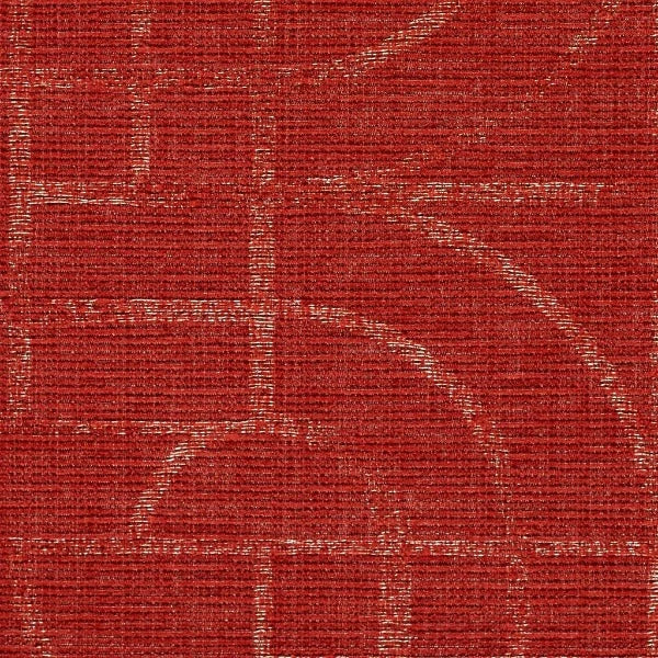 Luum Thangka Juniper Fire Red Upholstery Fabric