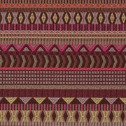 Knoll Menagerie Flamingo Pink Geometric Stripe Upholstery Fabric