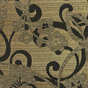 Keilanna Jade Floral Vine Pattern Beige Upholstery Fabric