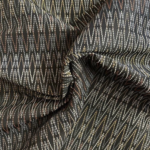 Knoll On Point Noir Black Upholstery Fabric Yardage