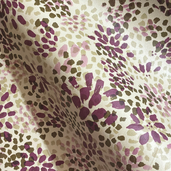 Knoll Petal Pusher Violet Upholstery Vinyl Yardage