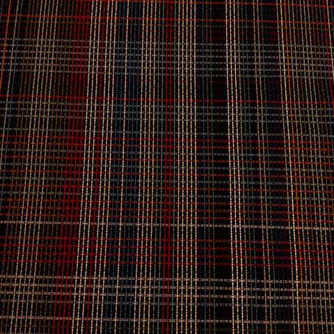 Knoll Plaidtastic Dazzle Black Upholstery Fabric