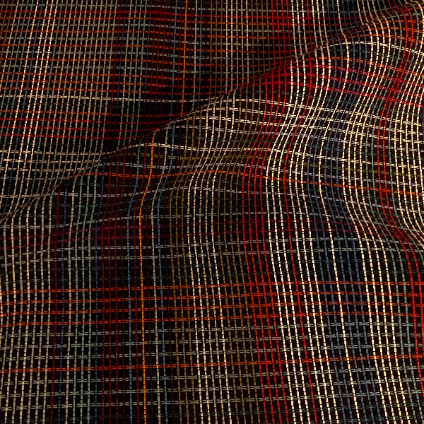 Knoll Plaidtastic Dazzle Black Upholstery Fabric