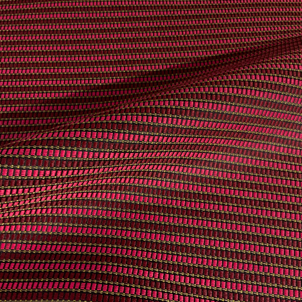 Knoll Sutton Claret Stripe Pink Upholstery Fabric