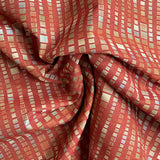 Knoll Zari Butterfly Geometric Squares Upholstery Fabric Yardage