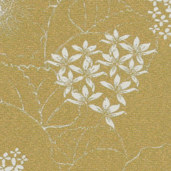 Mayer Botanica Sunrise Yellow Upholstery Fabric