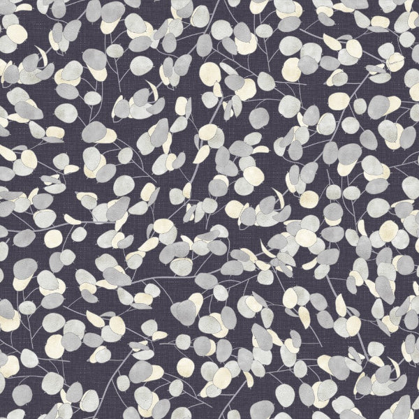 Remnant of LDI Lunaria Dark Blue Upholstery Vinyl