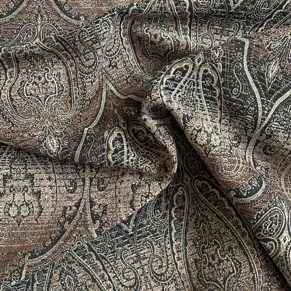 Larkin Cinder Victorian Style Tapestry Upholstery Fabric Burch Yardage