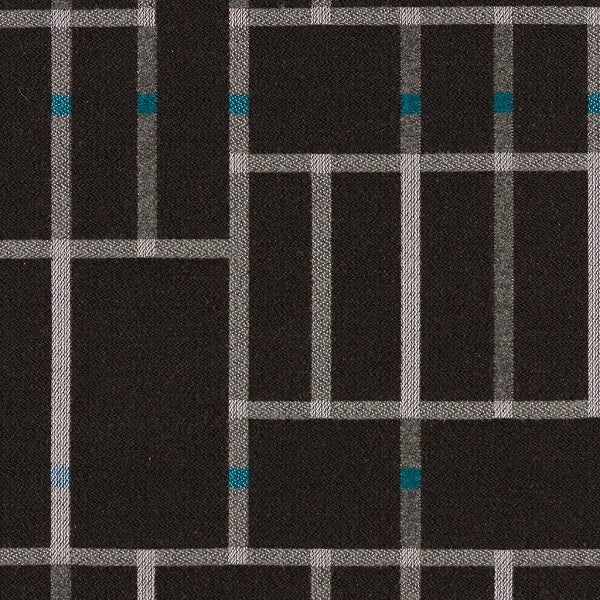 Luum Subdivide Backstreets Black Upholstery Fabric