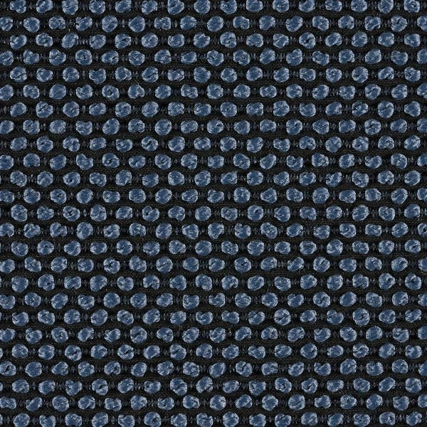Luum Knurl Module Blue Upholstery Fabric