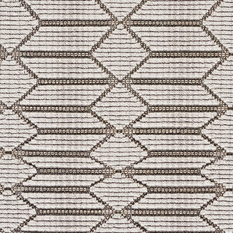 Luum Angulo Intarsia Gray Upholstery Fabric