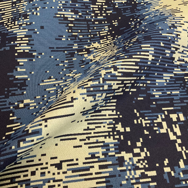 Maharam Analog Mermaid Blue Outdoor Upholstery Fabric