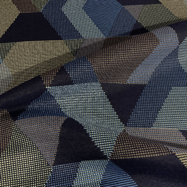 Maharam Arcade Mandala Blue Upholstery Fabric