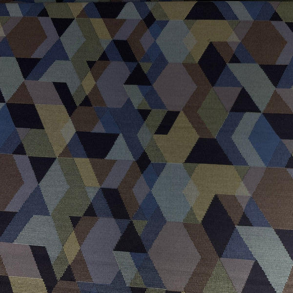 Maharam Arcade Mandala Blue Upholstery Fabric