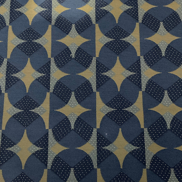 Maharam Cartouche Admiral Blue Upholstery Fabric