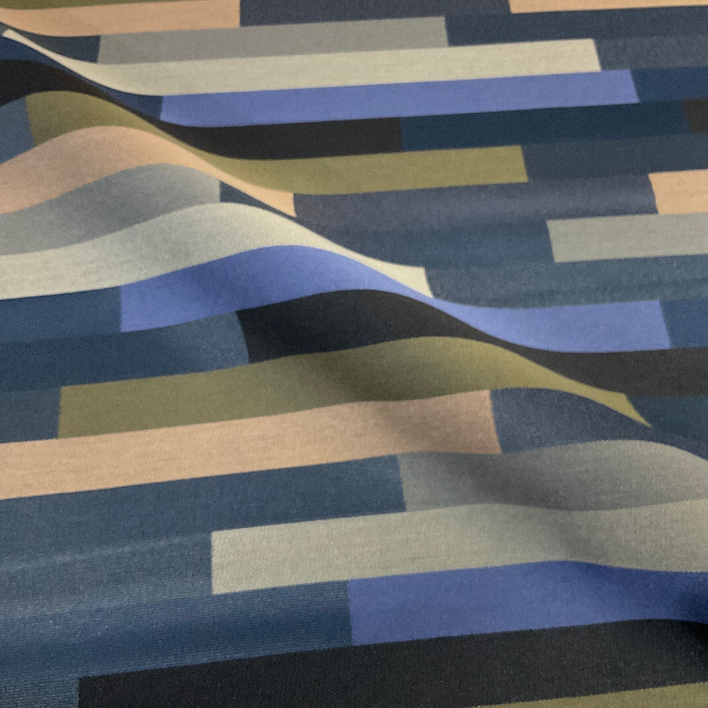 Maharam Clamber Riptide Blue Upholstery Fabric