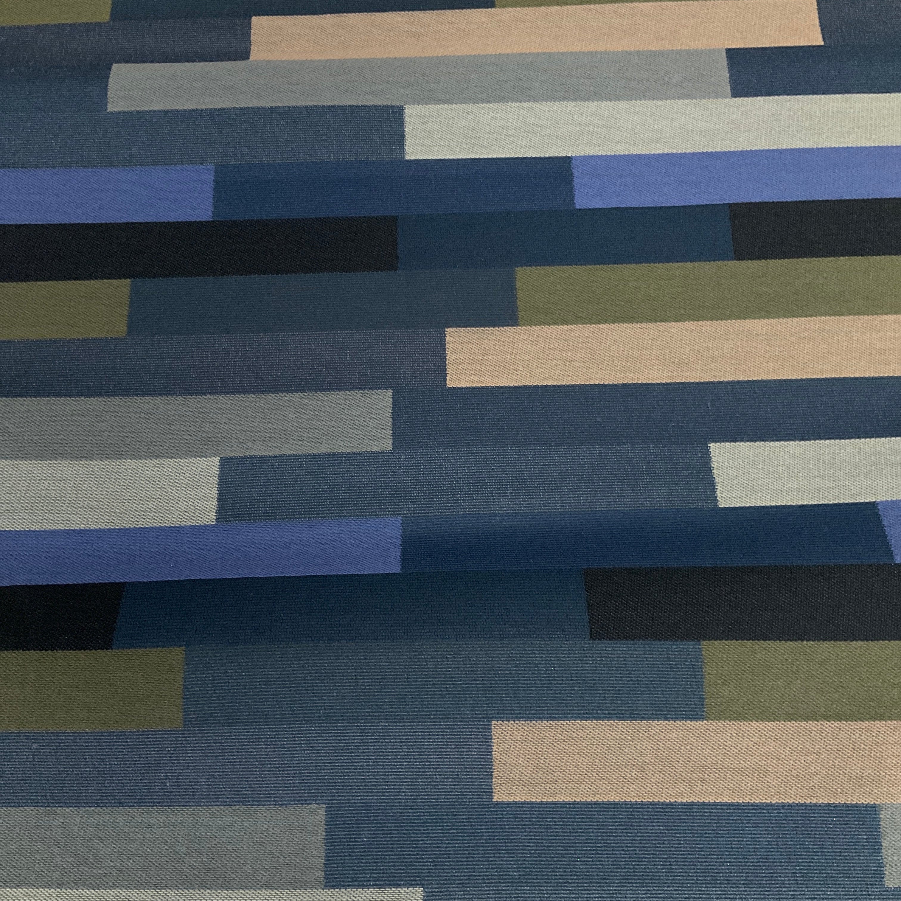 Maharam Clamber Riptide Blue Upholstery Fabric