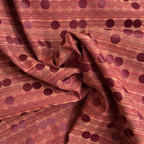 Maharam Coin Crypton Ruby Red Upholstery Fabric Yardage