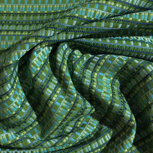 Maharam Sequence Alfresco Geometric Stripe Upholstery Fabric Yardage