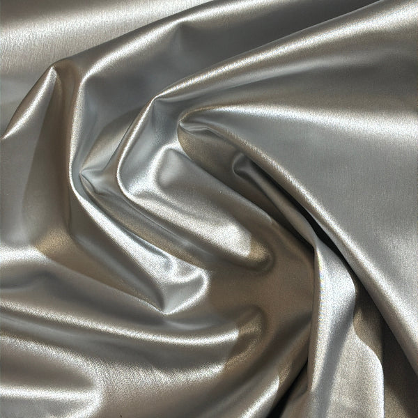 Maharam Sudden Foil Silver Upholstery Vinyl YArdage