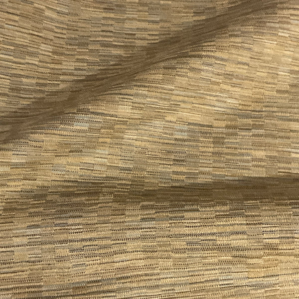 Mayer Aurora Wheat Stripe Chenille Beige Upholstery Fabric