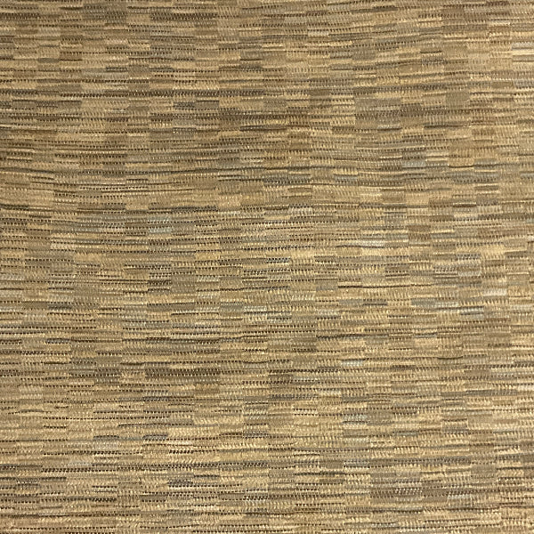 Mayer Aurora Wheat Stripe Chenille Beige Upholstery Fabric