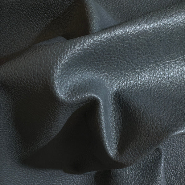 Mayer Caressa Pewter Gray Faux Leather Upholstery Vinyl Yardage
