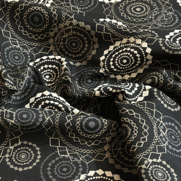 Mayer Mandala Onyx Sunbrella Upholstery Fabric