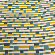 Mayer Metal Strips Springtime Green Sunbrella Upholstery Fabric