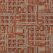 Remnant of Paul Brayton McGuire Tangerine Upholstery Fabric