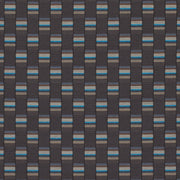 Remnant of Maharam Mesh Charcoal/Azure Upholstery Fabric