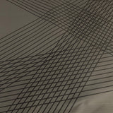 Momentum Crossing Colors Steel Stripe Gray Upholstery Fabric