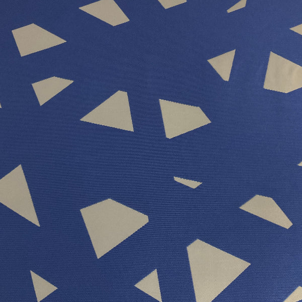 Momentum Crossing Lines Royal Blue Upholstery Fabric