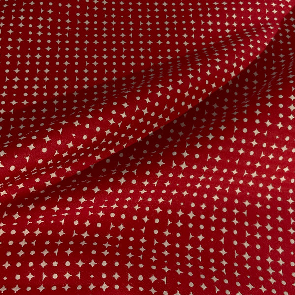 Momentum Decode Cherry Red Upholstery Fabric