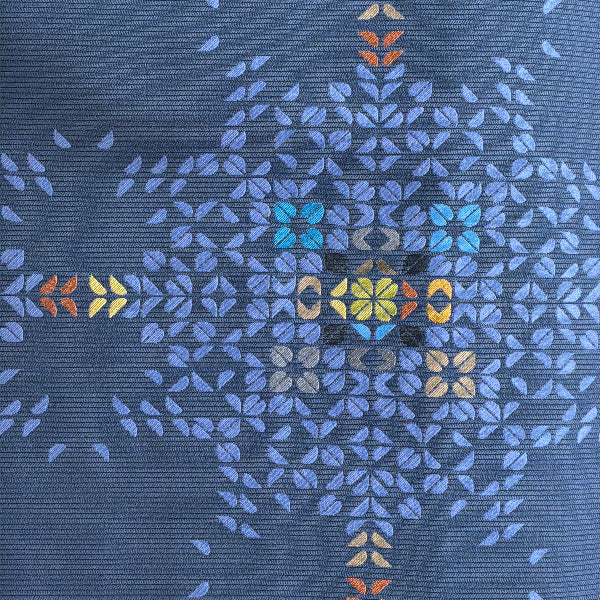 Momentum Mandala Indigo Upholstery Fabric