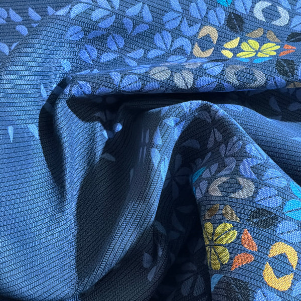 Momentum Mandala Indigo Upholstery Fabric Yardage