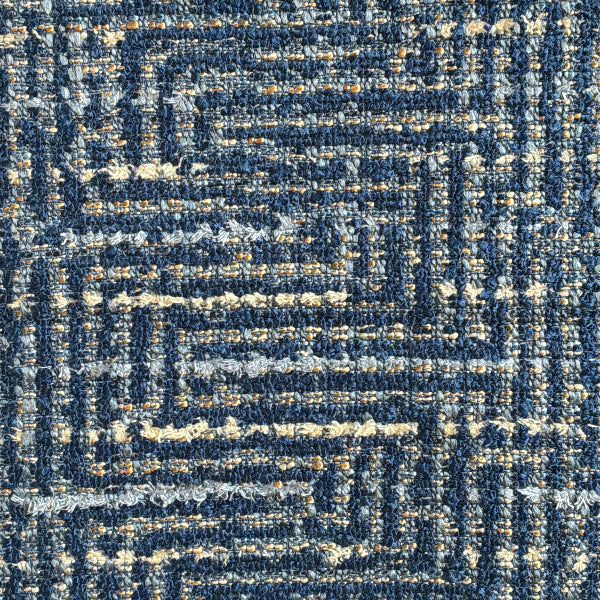 Momentum Mixed Media Blue Upholstery Fabric