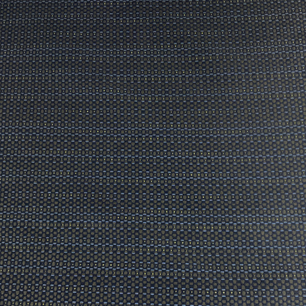 Momentum Phrase Navy Blue Upholstery Fabric