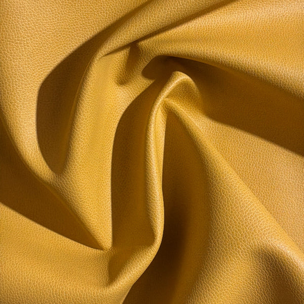 Momentum Silica Leather Marigold Upholstery Vinyl Yardage