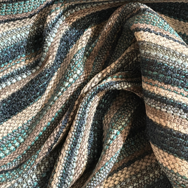 Momentum Soft Stripe Grotto Upholstery Fabric Yardage