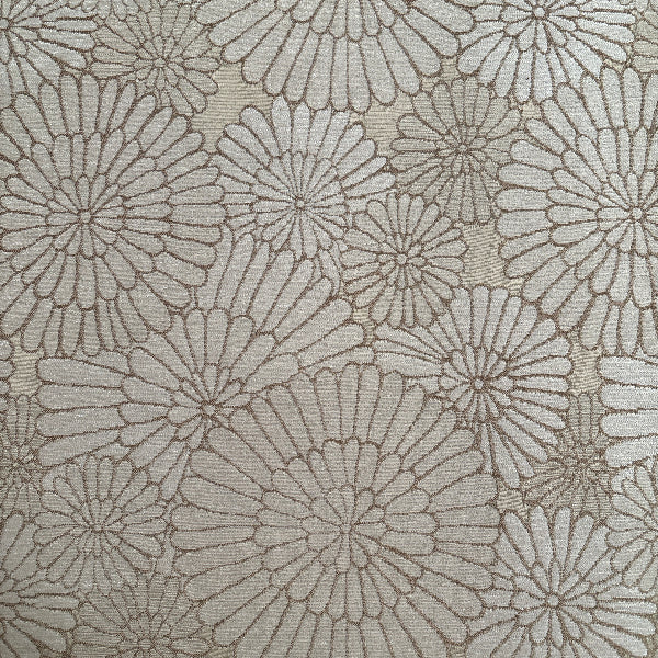 Morning Flower Beige Upholstery Fabric